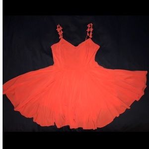 NWOT Kimchi blue flower spaghetti strap dress